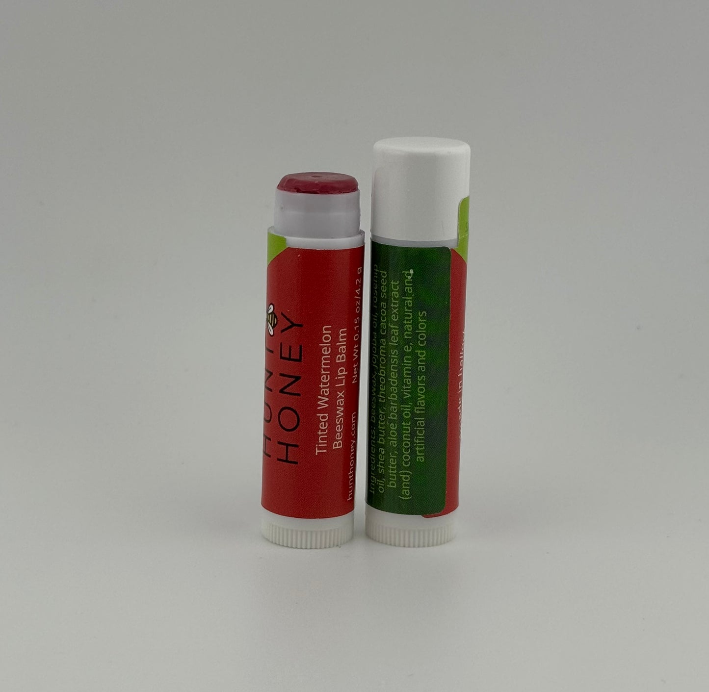 Beeswax Lip Balm- Tinted Watermelon