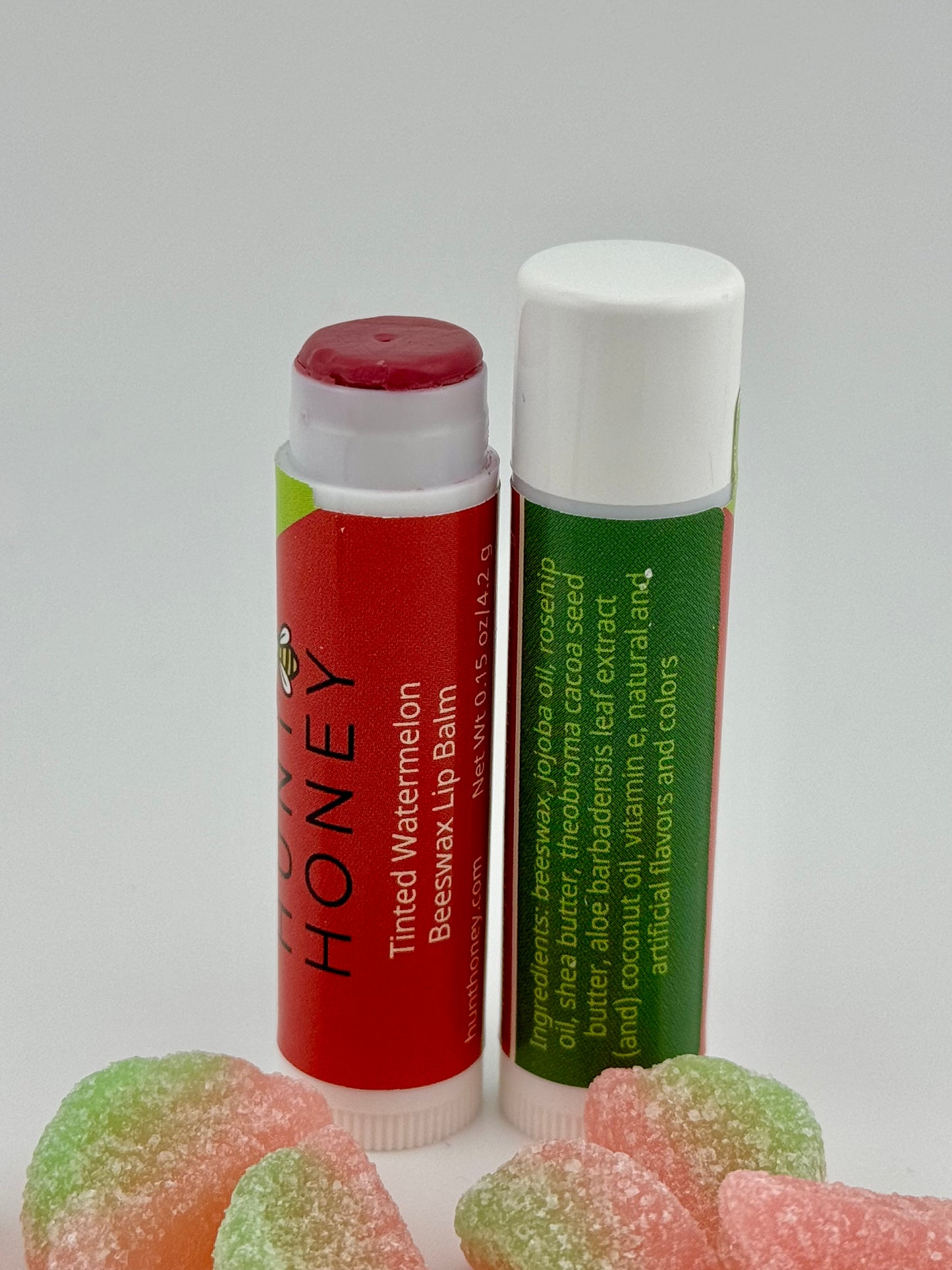 Beeswax Lip Balm- Tinted Watermelon